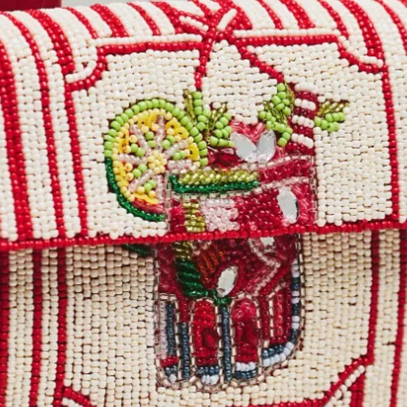 Fiona Beaded Bag - Food and Drink Edition - BRAND NEW - Picture 3 of 8